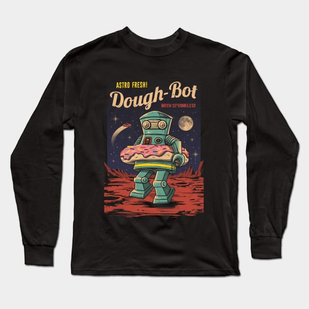 Dough Bot Long Sleeve T-Shirt by Vincent Trinidad Art